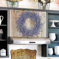 Wedding Supplies Outdoor Home Decoration Sign Wreath A Wreath Of Spring Lavender Wreath Wall Decoration