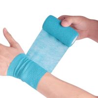 1Roll 2.5/5cm*4.5m Self-Adhesive Elastic Bandage Gauze Medical Bandage For Muscle Knee Elbow Fingers Ankles Wrist Protection