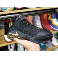 HOT Original✅ ΝΙΚΕ Lebr0n L- B- J- 19 Low Mens BlackGold Fashion Basketball Shoes [Free Shipping] {Limited Time Offer}