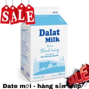 Sữa Thanh Trùng Dalatmilk Không Đường 180Ml Date Mới