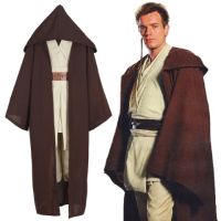 CP91 ชุดอัศวิน เจได สีน้ำตาล สตาร์วอร์ Dress for Jedi Suit Star Wars Costume Movies Cosplay Fancy Outfit