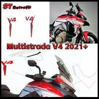 ✔☊ New 3D Stiker For Ducati Multistrada V4 Side sticker Fuel tank sticker Front sticker V4 LOGO sticke From 2021 2022r