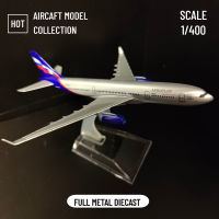 Skala 1:400 Logam Replika Pesawat Rusia Aeroflot Transaero Siberia S7 Airlines Model Penerbangan Koleksi Diecast