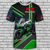 2023 fashion KAW-ASAKI 3D T Shirt Tee Camiseta Motosport Bikers Racing Team x6bH