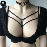 【YF】♞✔  Harness Top Bondage Elastic Goth Strappy Suspender bondage lingerie