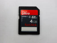 SanDisk ULTRA 4GB SDHC (เอสดีการ์ด) ยอดเยี่ยมสำหรับกล้องและกล้องวิดีโอดิจิตอลแบบคอมแพ็คขนาดกระทัดรัดถึงขนาด กลาง การ์ดหน่วยความจำเหล่านี้มาพร้อมความเร็วในการอ่านสูงถึง 30 MB/วินาที