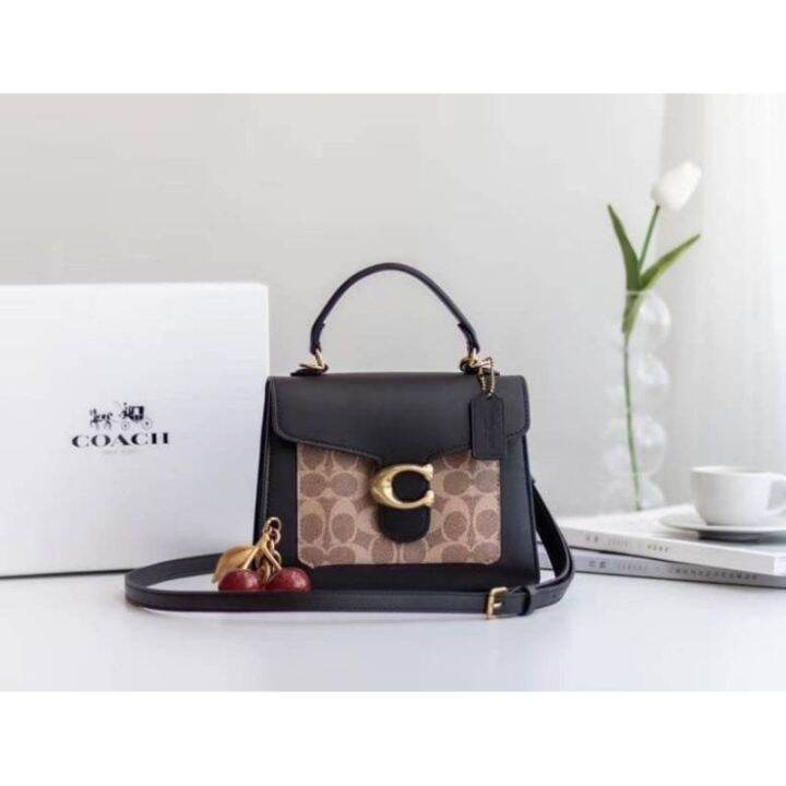 COACH Coach Tabby Top Handle 20 Lazada.co.th