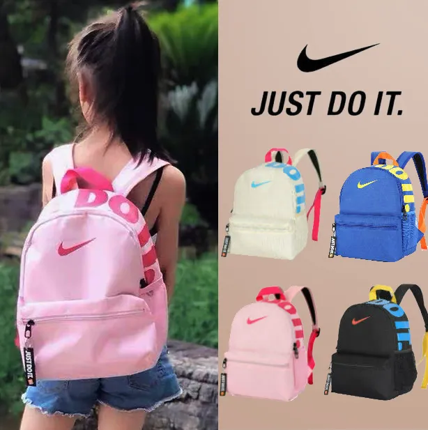 Nike children's schoolbag kindergarten Nike new KIDS backpack boys and girls elementary school