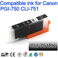 หมึก Compatible ink Cartridge For PGI750 CLI751 , PGI-750 CLI-751 For Canon ip7270 MG5470 MG6470 MG5570 IX6770 MG6670 MG7570 IX6870