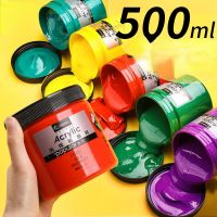 Acrylic Paint 300/500ml Large Bottle Wall Painting Special Hand-painted Waterproof Creation Graffiti Cups  Mugs Saucers