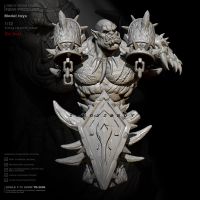 55mm Resin bust model kits figure colorless and self-assembled TD-3249