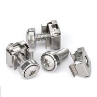 High Quality 10PCS M4 M5 M6 M8 304 Stainless Steel Rack Mount Cage Nuts Screws and Washers for Rack Mount Server Cabinet Screw Nut Drivers