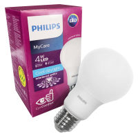 หลอด LED PHILIPS A60 E27 4วัตต์ สีขาวนวล