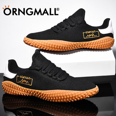 TOP☆ORNGMALL Men and Women Sneakers Mesh Sport Shoes High Quality Sneakers Lace-Up Breathable Flats Shoes Fashion Comfortable Casual Walking Shoes Suitable for Daily Life and Sports 36-47
