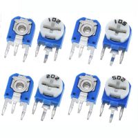 10pcs Rm065 Rm-065 100 200 500 1k 2k 5k 10k 20k 50k 100k 200k 500k 1m Ohm Trimpot Trimmer Potentiometer Variable Resistor