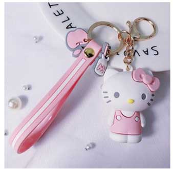 My Melody Keychain Key Chain Fob Keyring Lovely Gift For Girls Sweet Pink 