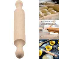 20 Pieces Wooden Mini Rolling Pin Kitchen Baking Rolling Pin Small Wood Dough Roller For Children Fondant Bread  Cake Cookie Accessories