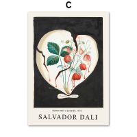 นิทรรศการศิลปะบน Salvador Dali ศิลปะบนผนังเหนือจริงผ้าใบวาดภาพโปสเตอร์นอร์ดิกพิมพ์ภาพติดผนัง69F 0717