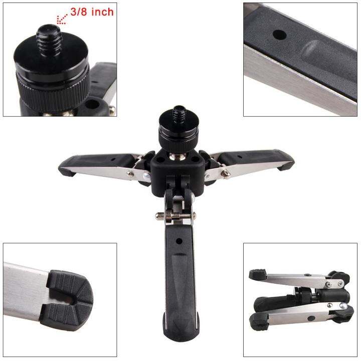 Universal ThreeFoot Support Stand Monopod Base for Monopod Tripod Head DSLR Cameras 3/8 Screw