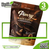 [3 แพค] Pimry Black Coffee พิมรี่ แบล็ค คอฟฟี่ [14 ซอง] กาแฟพิมรี่พาย