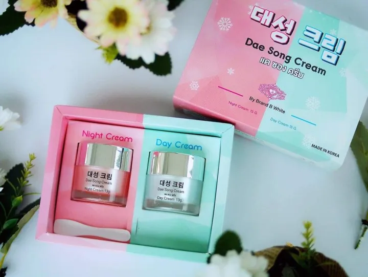 ครีมเกาหลี แดซอง1+1 ครีม แบรนด์บีไวท์ ใช้ได้ทั้งกลางวันกลางคืน 대성 크림