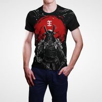 2023 Summer Japan Ronin Samurai 3D Print T-shirt Men Women Fashion Casual Short Sleeve Cool Boy Girl Kids Summer Harajuku Unisex Top T Shirt fashion versatile t-shirt