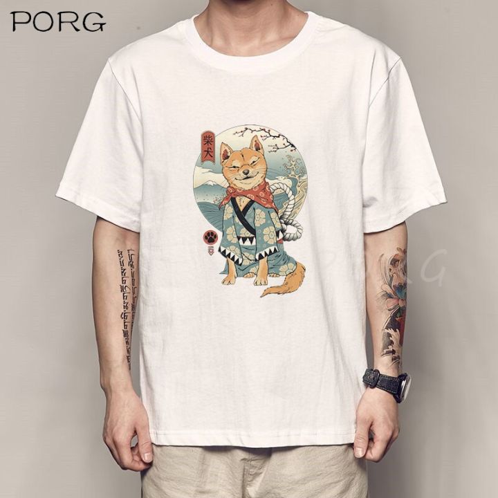 shiba-inu-japanese-print-t-shirt-for-men-and-women-oversized-anime-clothes-funny-t-shirts-with-100-cotton-gildan