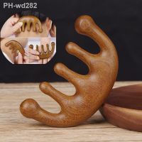 Head Massager Sandalwood Comb Hair Wide Tooth Wooden Head Massage Comb Scalp Anti-static Body Acupoint Massage Tools