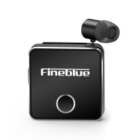 Fineblue F1 Pro Bluetooth 5.0คลิปหูฟังชุดหูฟังเพลงไร้สายหูฟังพับเก็บได้สั่นเตือนไมโครโฟนแบบแฮนด์ฟรี