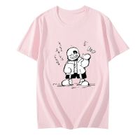 Game Undertable Sans T shirts MEN 100% Cotton High Quality T Shirts Pose Wink Smile Rampant Tshirts Harajuku Spring and Summer| |   - AliExpress