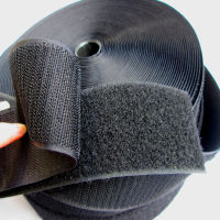 25 Meter PairRoll Velcros White black Fastener Tape Strong No Glue Magic Sticker Strip Cable Ties Sew Hook Loop Tapes