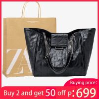 ₪ ZARA womens shoulder bag womens handbag diagonal bag tote bag