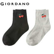 Combo 2 đôi tất nữ ống cao vừa dễ phối đồ cute cao cấp mùa hè Giordano thumbnail