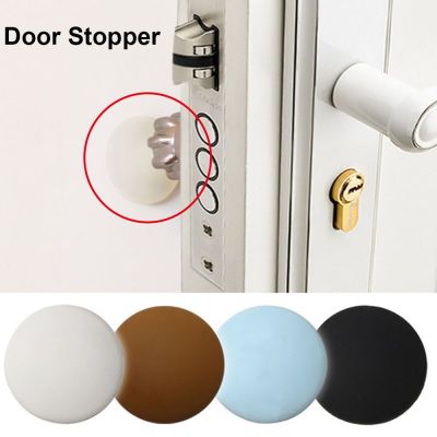 Silicone Crash Pad Anti-slip Sticker Buffer Bumper Wall Protector Door Handle Stopper Self Adhesive Decorative Door Stops