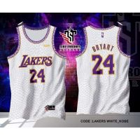 LAKERS WHITE INSPIRED JERSEY FULL SUBLIMATION PRINT