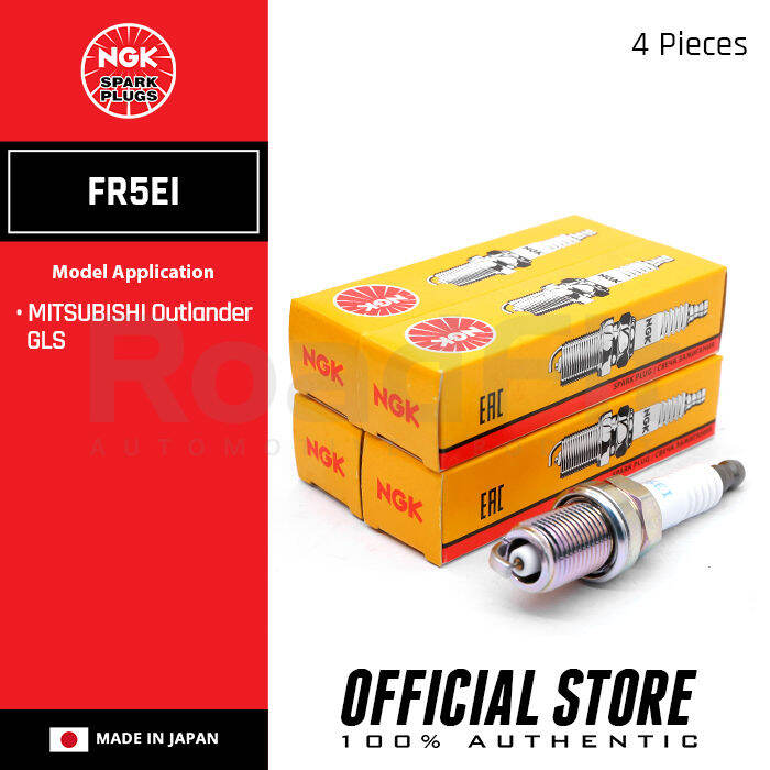 NGK FR5EI Laser Iridium Spark Plugs For Mitsubishi Outlander, 4pcs ...