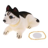 Husky Nodding Dog Ornaments Mini Bobble Head Toys for Car Decoration