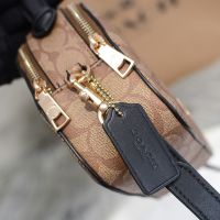 1591 Fashion Women Leather Double zipper compartment bag Korean Shoulder Satchel Handbag Sling Bag small