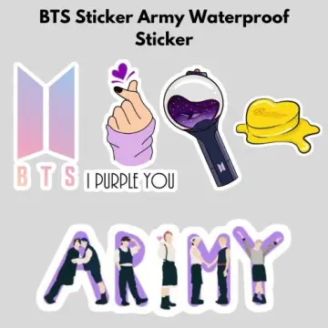 BTS Sticker Packbutter Stickerswaterproof Stickersbts Stickersarmy