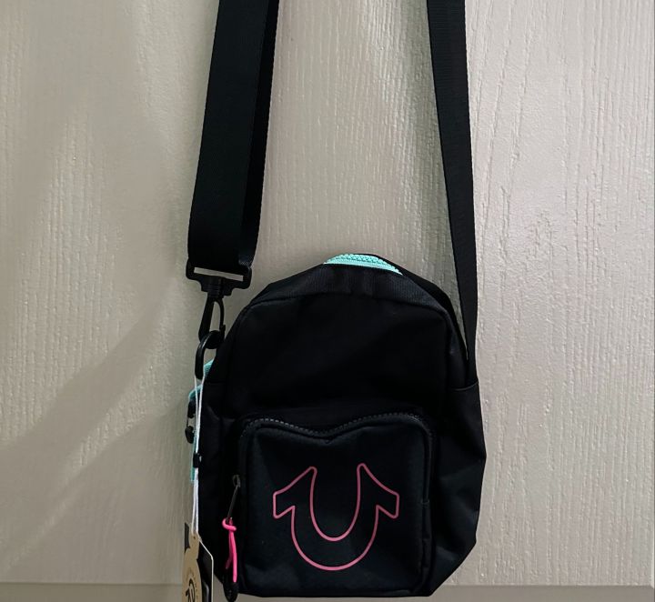 True Religion Crossbody Shoulder Bag Black from US | Lazada PH