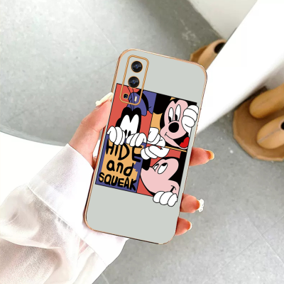 CLE New Casing Case For Vivo Y52 5G Y53S 4G Y55 5G Y67 Y72 5G Full Cover Camera Protector Shockproof Cases Back Cover Cartoon