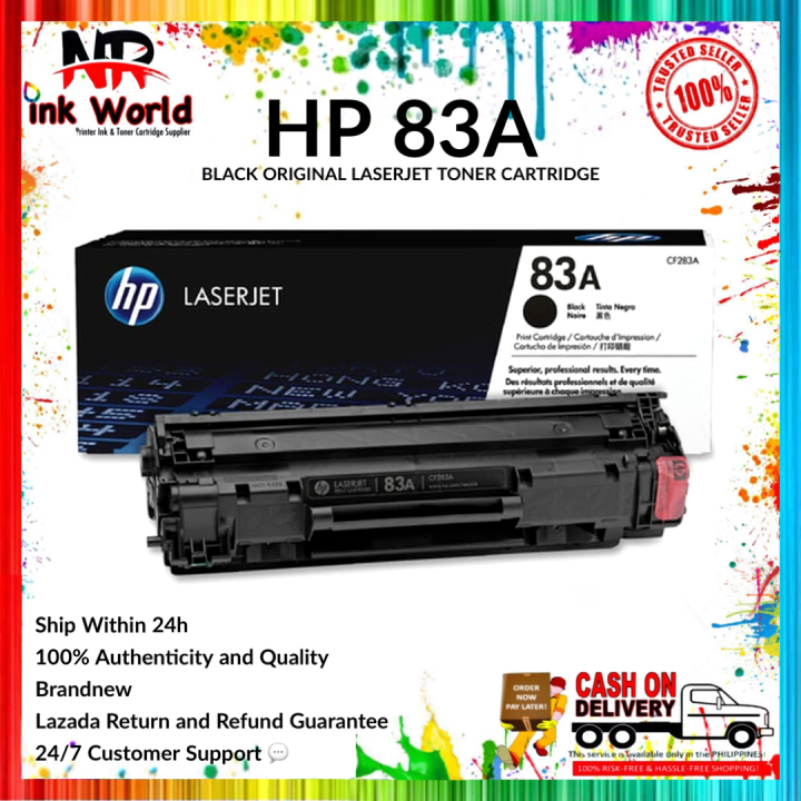 Hp 83a Black Original Laserjet Toner Cartridge Cf283a Lazada Ph