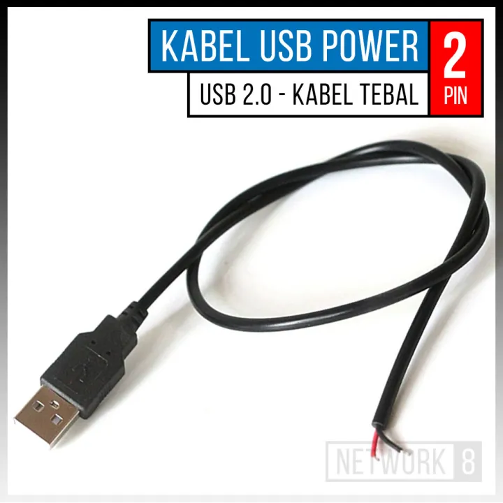 50 CM SETENGAH METER KABEL USB 2 0 CABLE CORD POWER SUPPLY BUNTUNG DC 5 