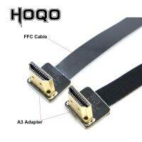 【Special offer】 FPV HDMI แบบคู่90องศา HDMI ประเภท A ชายกับชาย HDTV FPC แบนสำหรับ Multicopter ถ่ายภาพทางอากาศ10เซนติเมตร50เซนติเมตร