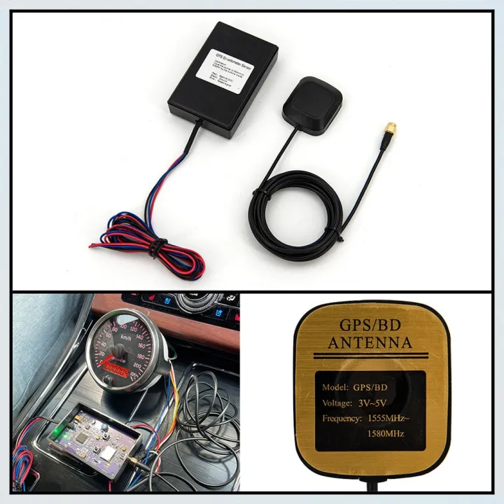 Universal Gps Speed Sender Speedometer Sensor Adapter สำหรับรถยนต์รถบรรทุกเรือ Gps Speedometer 8714