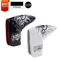 [11GOLF] GOLF PUTTER HEAD COVER ลายกะโหลกไขว้ รหัส CPD002