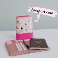 PERF เล่มใส่พาสปอร์ต/Passport case (ลาย Triangel colorful)