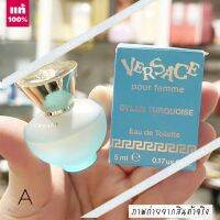 ? พร้อมส่ง ?  ของแท้ รุ่นใหม่  Versace pour femme dylan turquoise 5ML.   ผสานความสมดุลระหว่างความฉ่ำจากแมนดารินและพริโมฟิยอร์ลิเลม่อน กับไม้และมัสก์