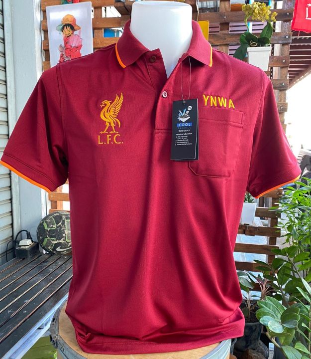 เสื้อโปโลกีฬาเกรดพีเมี่ยมปักหงส์แดง-amp-ynwa