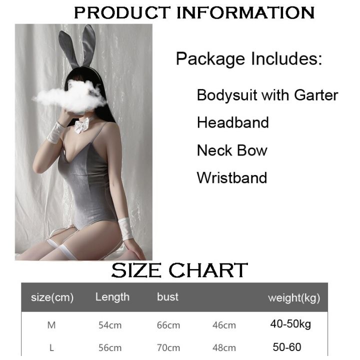 anilv-women-sexy-bunny-girl-pajamas-uniform-costumes-role-play-cute-gray-rabbit-bodysuit-with-garter-erotic-lingerie-outfit-set